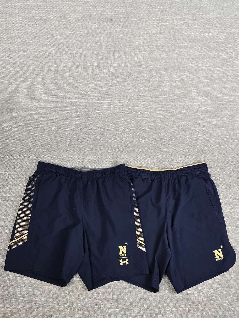 Under Armour U.S. Naval Academy Shorts 2 Pairs Navy Mens Sz L